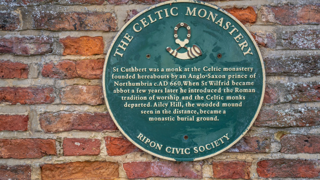 The Celtic Monastery Plaque