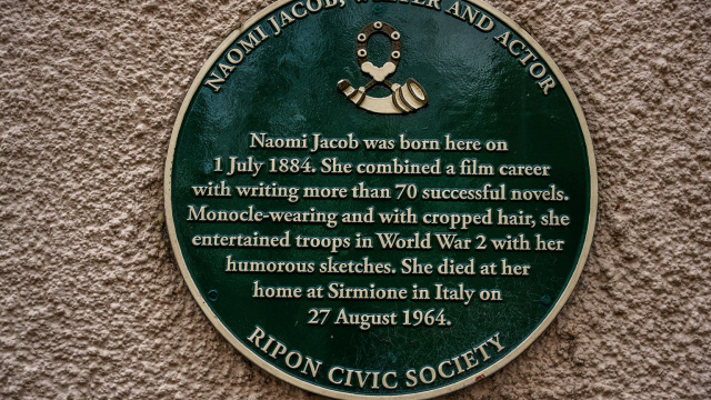 Naomi Jacob Plaque